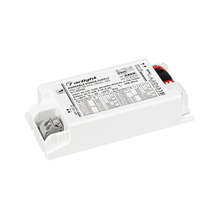 Блок питания ARJ-SP-30-PFC-TRIAC-INS (30W, 9-42V, 0.15-0.9A) (Arlight, IP20 Пластик, 5 лет)