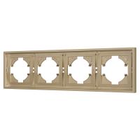 Рамка пластиковая FRM-TENDO-SFPL-4-GD (Arlight, -)