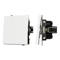 Механизм выключателя одноклавишный перекрёстный SWT-TENDO-MKX1-SFPL-WH (230V, 10A) (Arlight, -)