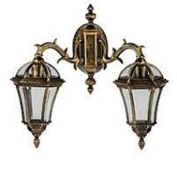 Настенный светильник YAOHUA LUX, Черный с золотой патиной, Классика, 95202S 2 15L Gb