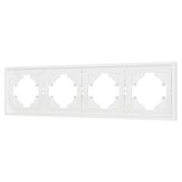 Рамка пластиковая FRM-TENDO-SFPL-4-WH (Arlight, -)