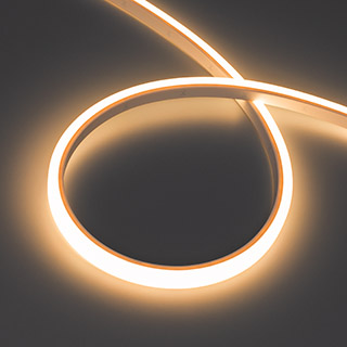 Лента герметичная WAVE-TOP-PU-A144-10x10mm 24V Warm2700 (5 W/m, IP68, 1m, wire x1) (Arlight, Вывод боковой, 3 года)