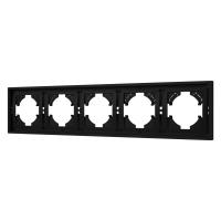 Рамка пластиковая FRM-TENDO-SFPL-5-BK (Arlight, -)