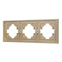 Рамка пластиковая FRM-TENDO-SFPL-3-GD (Arlight, -)