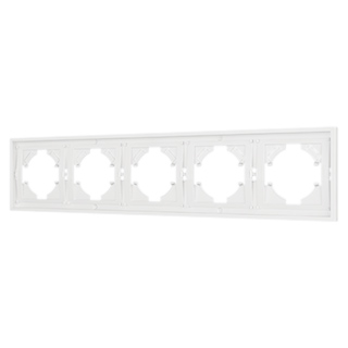 Рамка пластиковая FRM-TENDO-SFPL-5-WH (Arlight, -)