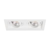 Светильник MS-VORTEX-BUILT-S170x90-2x12W Warm3000 (WH-WH, 20 deg, 230V) (Arlight, IP20 Металл, 5 лет)