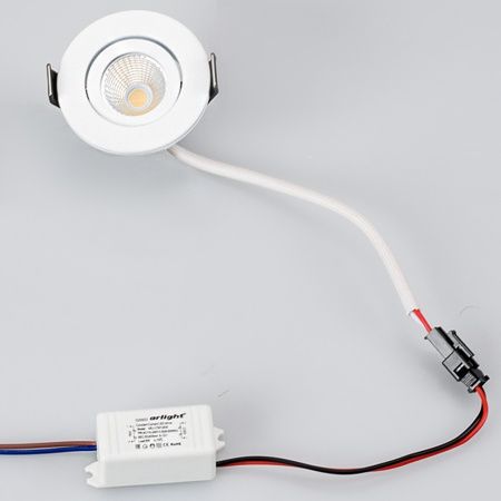 Светодиодный светильник LTM-R50WH 5W Warm White 25deg (Arlight, IP40 Металл, 3 года)