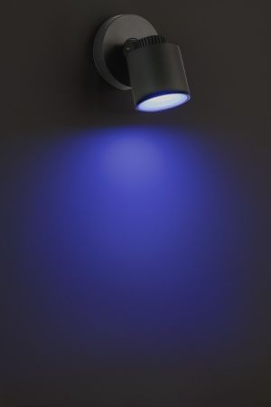 Настенный светильник Lutec, Темно-серый, Модерн, W6092 WiZ Gr