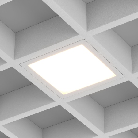 Светильник DL-GRIGLIATO-S140x140-18W Warm3000 (WH, 100 deg, 230) (Arlight, IP40 Металл, 5 лет)