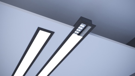 Линейный встраиваемый светодиодный светильник SILED LINEA INNER 500х50х32 (12 Вт, 3000K)