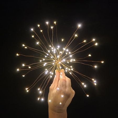 Гирлянда Фейерверк D6304 SD 10 м 10х100 LED IP65 синий