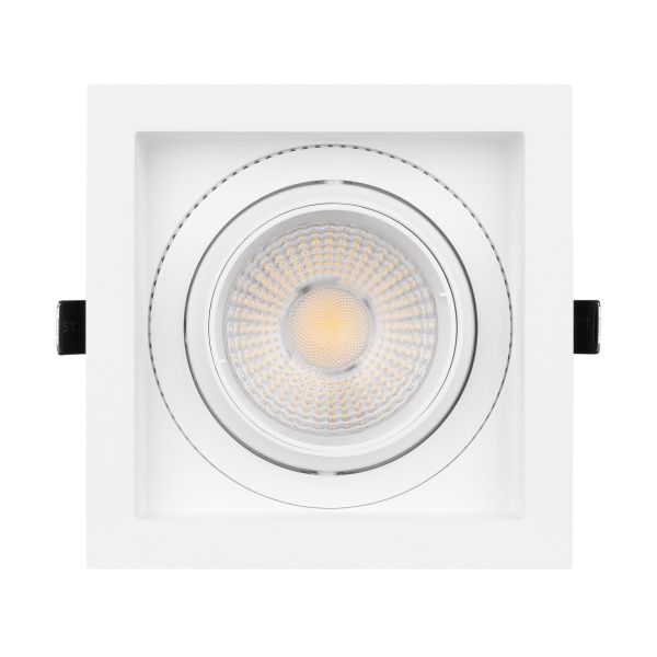 Светильник MS-VORTEX-BUILT-S140x140-30W Warm3000 (WH-WH, 50 deg, 230V) (Arlight, IP20 Металл, 5 лет)