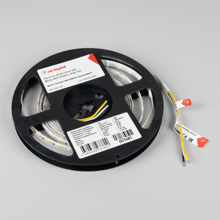 Лента UL-A140-10mm 24V White-MIX (15 W/m, IP20, 5m) (Arlight, Изменяемая ЦТ)