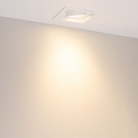 Светильник MS-VORTEX-BUILT-S140x140-30W Warm3000 (WH-WH, 50 deg, 230V) (Arlight, IP20 Металл, 5 лет)