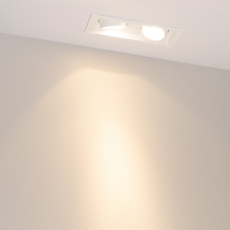 Светильник MS-VORTEX-BUILT-S170x90-2x12W Warm3000 (WH-WH, 20 deg, 230V) (Arlight, IP20 Металл, 5 лет)