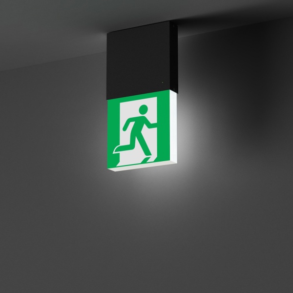 Световой указатель EMG-MARK-M-3H-BK (Arlight, IP40 Металл, 5 лет)