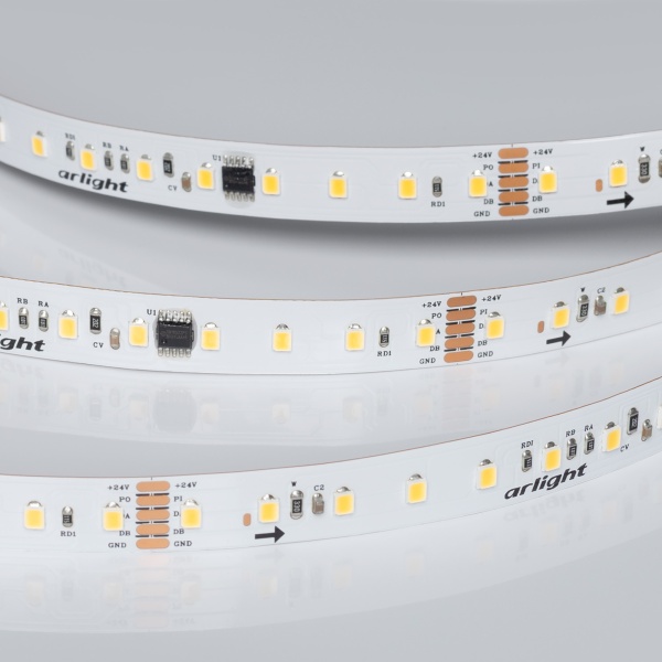 Лента DMX-A96-12mm 24V White6000-PX12 (14 W/m, IP20, 5m) (Arlight, -)