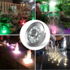 Светильник для фонтанов, AC12V 9W IP68 RGB +RF, сатин-никель, UG8209-1