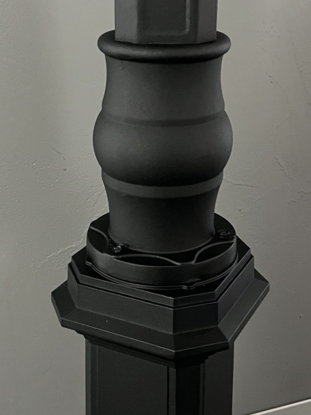 Светильник садово-парковый "Урмия", G3840-1M, 1* Е27  100W IP44  h=2.35m, черный