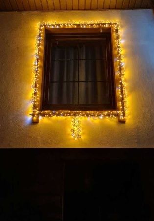 Гирлянда Мишура светодиодная D2380 BD 3 м 380 LED IP54 мультиколор RGB