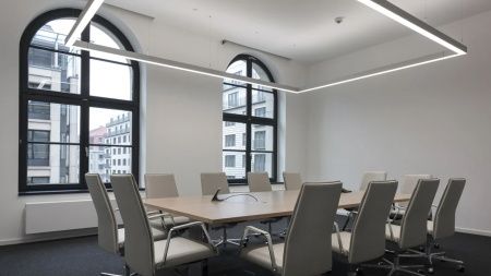 Светильник подвесной квадратный белый SILED CUADRA-PROF 1480х1480х50х70 (125 Вт)