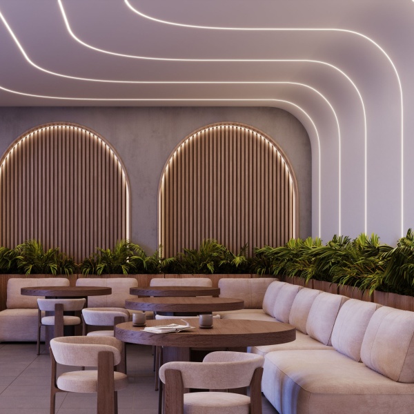 Силиконовый профиль WPH-FLEX-1616-TWIST-S11-10m WHITE (Arlight, Силикон)