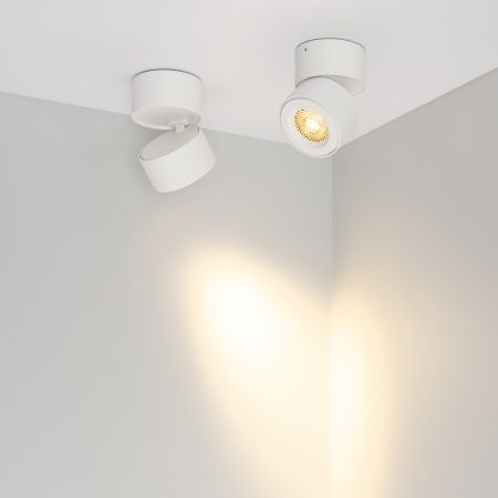 Светильник SP-POINT-SURFACE-R85-12W Warm3200-MIX (WH, 36 deg, 230V) (Arlight, IP20 Металл, 5 лет)