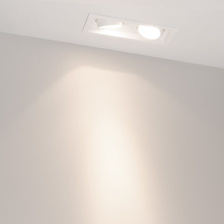 Светильник MS-VORTEX-BUILT-S170x90-2x12W Day4000 (WH-WH, 20 deg, 230V) (Arlight, IP20 Металл, 5 лет)