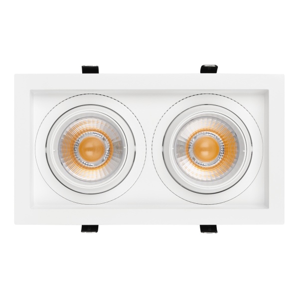 Светильник MS-VORTEX-BUILT-S250x140-2x30W Day4000 (WH-WH, 30 deg, 230V) (Arlight, IP20 Металл, 5 лет)