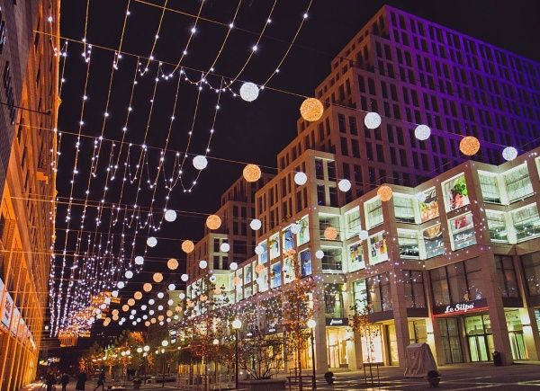 Фигура Светодиодный шар D6025 d200 мм 200 LED синий