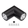 Соединитель профиля ROUND-D36-360-90 BLACK (Arlight, Металл)