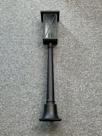 Светильник садово-парковый "Урмия", G3847M, 1*Е27 60W  IP44 h=1.1m, черный