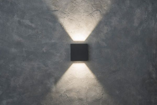 Светильник наcтенный "Фокус", WC2129, LED 10W 4000К IP54, черный