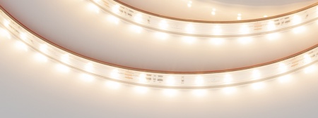 Лента герметичная IC-PS-A60-10mm 24V Warm3000 (4.8 W/m, IP67, 2835, 10m) (Arlight, стабилизированная)