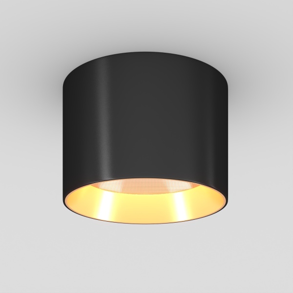 Светильник SP-BISCOTTO-R120-12W Warm3300-MIX (BK-GD, 80 deg, 230V) (Arlight, IP54 Металл, 5 лет)