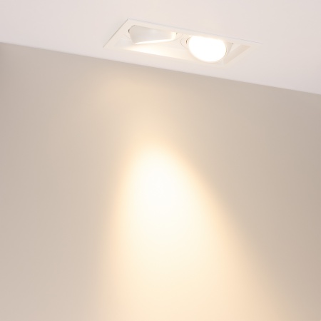 Светильник MS-VORTEX-BUILT-S250x140-2x30W Warm3000 (WH-WH, 30 deg, 230V) (Arlight, IP20 Металл, 5 лет)