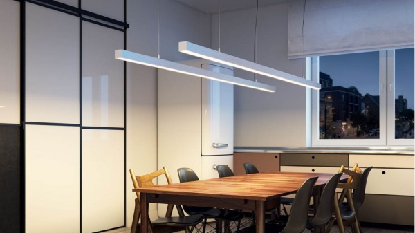 Подвесной линейный светильник черный SILED LA LINEA 500х28х25 (12 Вт, 3000K)