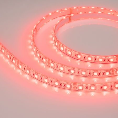 Лента герметичная RTW-PU-B60-12.5mm 24V RGB (14.4 W/m, IP68, 5060, 5m) (Arlight, -)