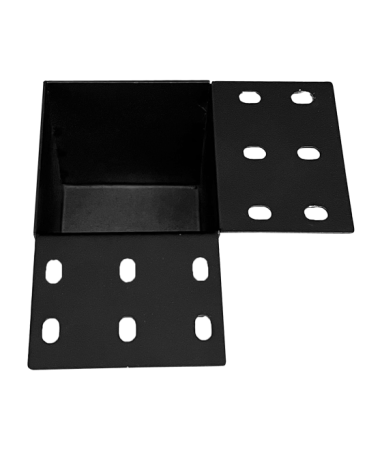 Соединитель для линейных светильников, Connektor, "L"-образный, черный