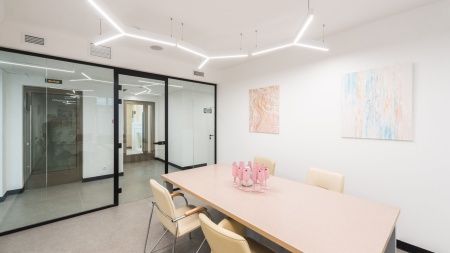 Подвесной Y-образный светильник белый SILED TRIO-STAR-PROF 2500х2140х50х70 (111 Вт)