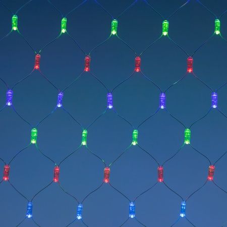 Светодиодная гирлянда ARD-NETLIGHT-CLASSIC-2000x1500-CLEAR-288LED RGB (230V, 18W) (Ardecoled, IP65)