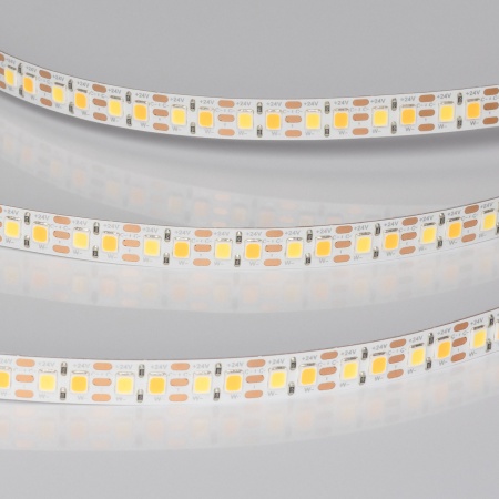 Лента UL-A168-8mm 24V White-MIX-CX2 (18 W/m, IP20, 5m) (Arlight, резка 2 светодиода)