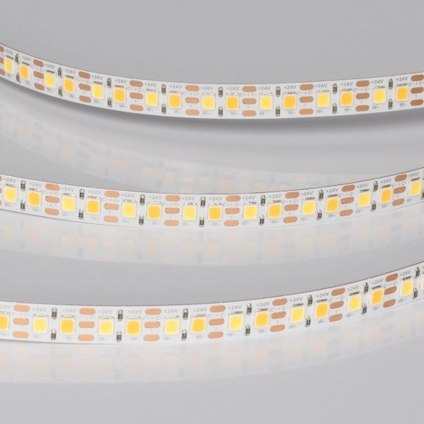 Лента UL-A168-8mm 24V White-MIX-CX2 (18 W/m, IP20, 5m) (Arlight, резка 2 светодиода)