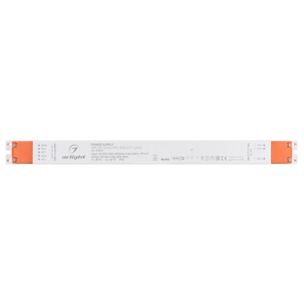 Блок питания ARV-SP-24060-PFC-DT8-CCT-LONG (24V, 2.5A, 60W) (Arlight, IP20 Пластик, 5 лет)