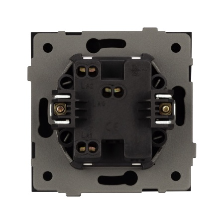 Механизм звонкового выключателя SWT-TENDO-MKR1-SFPL-BK (230V, 10A) (Arlight, -)