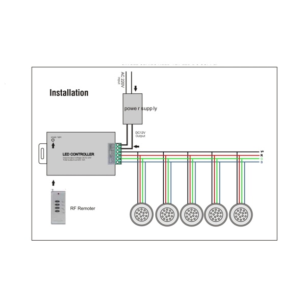 Подводный светильник UG1255 W