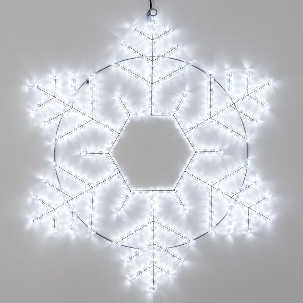 Фигура ARD-SNOWFLAKE-M10-1000x900-504LED White (230V, 31W) (Ardecoled, IP65)