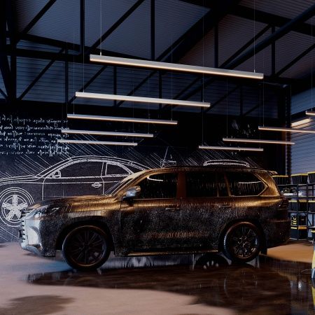 Профиль IP-LINE-4050-2000 BLACK (Arlight, Алюминий)