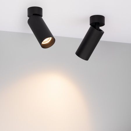 Светильник SP-GABI-SURFACE-FLAP-R50-9W Warm3000 (BK, 60 deg, 230V) (Arlight, IP40 Металл, 5 лет)