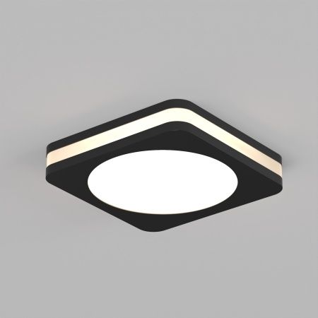 Светодиодная панель LTD-80x80SOL-BK-5W Warm White (Arlight, IP44 Пластик, 3 года)